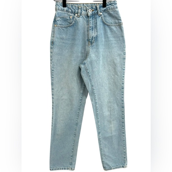 Ragged Priest Women’s Straight Leg Light Wash Mom Jeans Flattering Butt Lifting - Picture 1 of 7